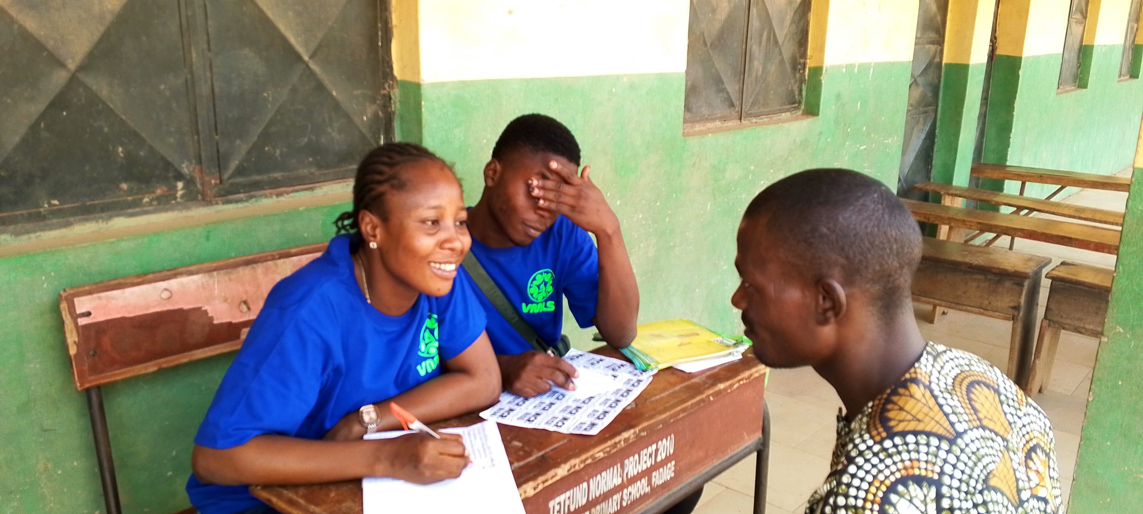 Medical laboratory scientists collaborating